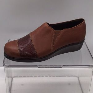 SAS Brown Slide-On Shoe